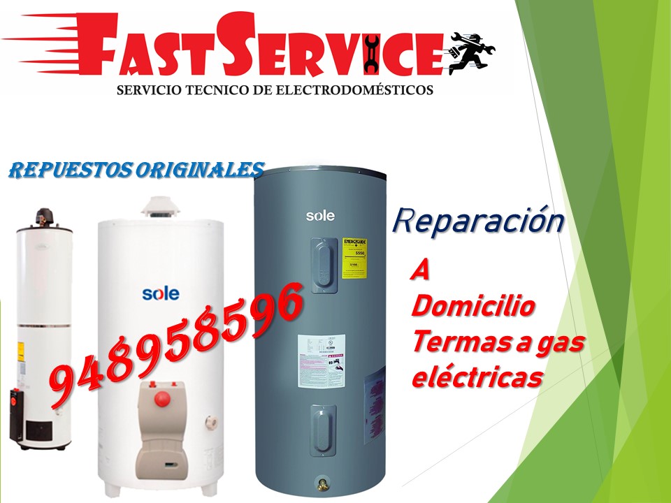 Mantenimiento Servicio técnico de terma SOLE termotanques